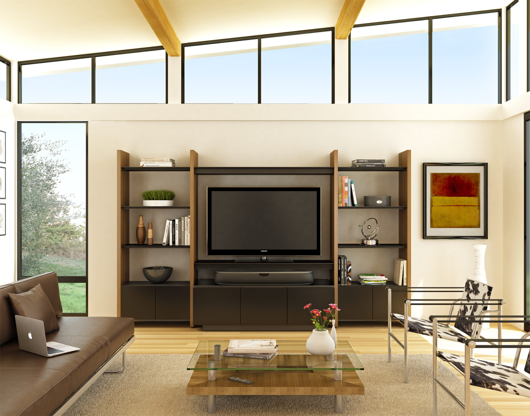 semblance-5423tj-bdi-walnut-modular-home-theater-system-lifestyle-1