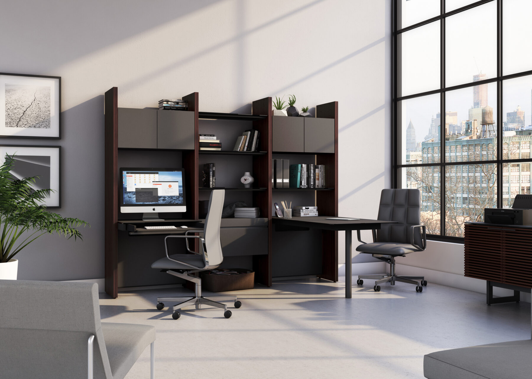 semblance-5431-PD-bdi-chocolate-modular-office-system-lifestyle-1