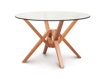 Exeter Round Glass Top Table