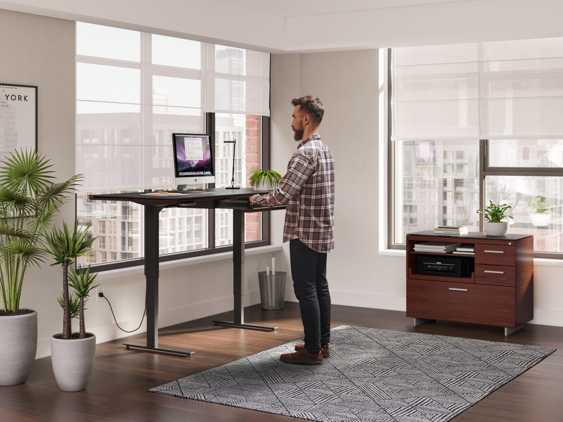 sequel office 6151 6159 lift desk 6117 multifunction storage cwl ls1