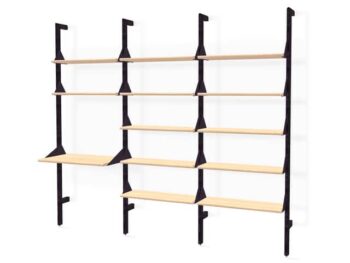 Branch-3 Shelving Unit with Desk