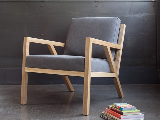 Truss Chair – Vintage Smoke & Natural Ash – L01