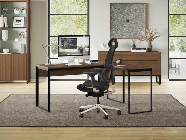 Linea-Work-Desk-6223-and-Return-6224-Corner-Desk-WL
